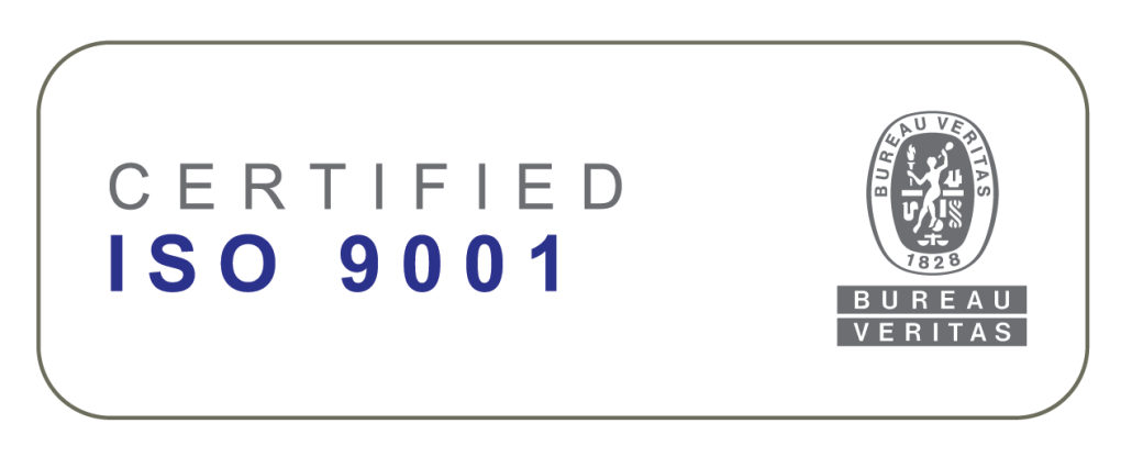 Bureau Veritas ISO 9001:2015 Certified