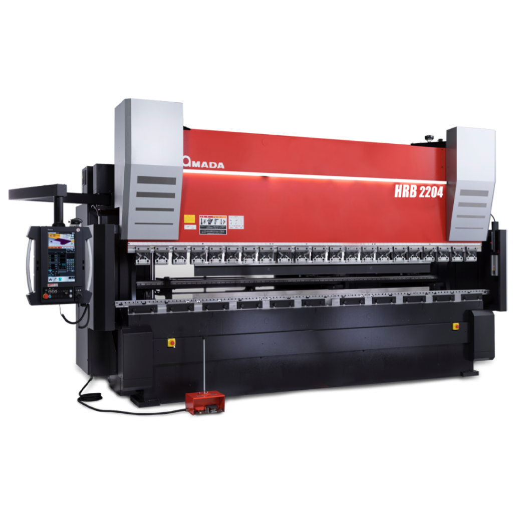 Installed a new 12′ Amada HRB 2204 M15 press brake equipped with an SF1224TL Sheet Lifter, AMNC 3i Controller, and auto-crowning technology, enhancing our forming capabilities with improved precision, efficiency, and operator productivity.