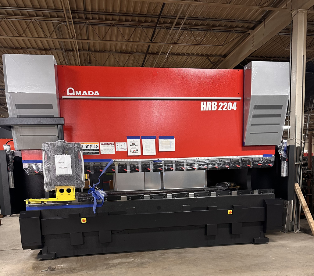 Installed a new 12′ HRB 2204 M15 w/SF1224TL Sheet Lifter w/AMNC 3i Controller